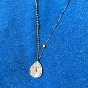 Sterling Silver Pendant Fairy Necklace